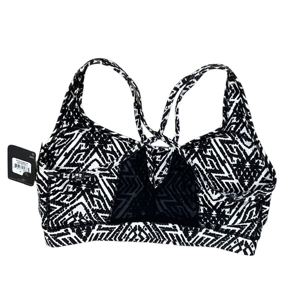 Redbox Sport Mesh Back Strappy Bra Tribal Snake Black MediumSupport Size Medium - Picture 9 of 12
